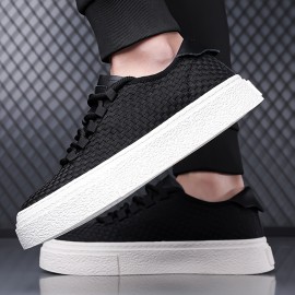Men's Fashion Street Sports Casual Shoes Thick Sole Anti-slip Trendy Comfortable Board Shoes