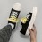 Men's Low-Top Canvas Skate Shoes - Black & White with Yellow Laces, Breathable Fabric Lining & Durable Rubber Sole, Lace-Up Round Toe Casual Sneakers for Streetwear, Sports, Daily Wear - All-Season Comfort