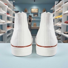 1pc Rockabilly Goddess Print High-Top Sneakers - Retro 50s Pin-Up Design, Non-Slip Rubber Sole & EVA Cushioning, Lace-Up Unisex Casual Shoes for Skateboarding, Outdoor, Gym & Casual Attire - All-Season Comfort (Black)