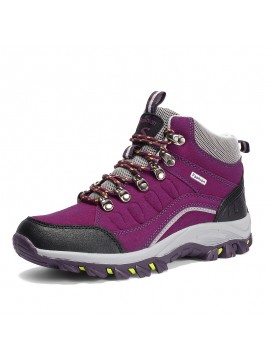 [All-Terrain Hiking Boots] Women's All-Terrain Hiking Boots | Heavy-Duty Traction, Cushioned for Trekking, Camping, Mountain Climbing | Durable Synthetic & Fabric Upper, All-Weather Outdoor