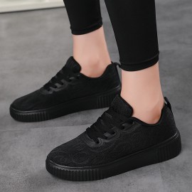 Women'S White Sneakers with Thick Soles, Jacquard Hollow Design, Summer Footwear for Women, Versatile And Casual Sports Shoes in Large Sizes, White Sneaker For Women, Women Shoe/sneaker, Slip On Sneaker For Women, Shoe For Women Wide Width, Casual Shoe For Women, Sneaker For Women On Offer, Shoe For Women Plus Size, Shoe For Women, Women Shoe