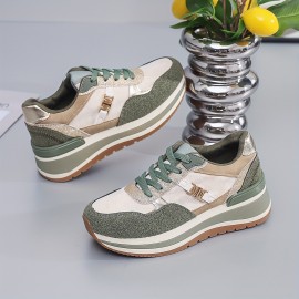 Women'S Lightweight Cushioned Running Shoes - All-Season Gym, Walking, Everyday Sneakers - Mint Green & White Colorway - PU Cushioned Sole - Non-Slip PVC Outsole - All-Terrain Traction - for Women, Students, Professionals - Casual & Formal Events