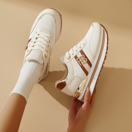 [Breathable Running Shoes] Lightweight Breathable Women's Running Shoes | Mesh Sneakers with Thick Cushioned Sole - All-Season Non-Slip PVC Outsole & Comfortable Fabric Lining for Casual & Athletic Wear