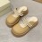 Women'S Summer Platform Closed-Toe Slip-On Shoes, Stylish New Design with Pearl Details, Perfect for Outings.